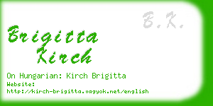 brigitta kirch business card